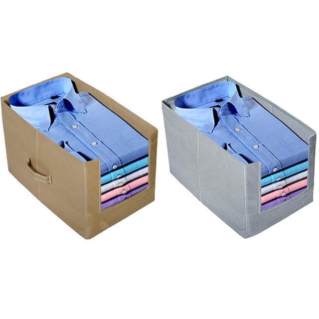 Multifunctional Foldable Shirts Organizer for Closet