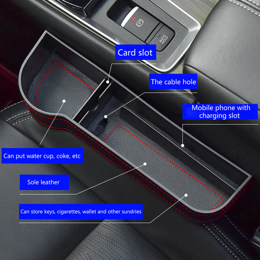 Car Seat Gap Filler Organizer ( 1 Pair Set )