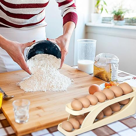 2 Layers Rolling Egg Dispenser