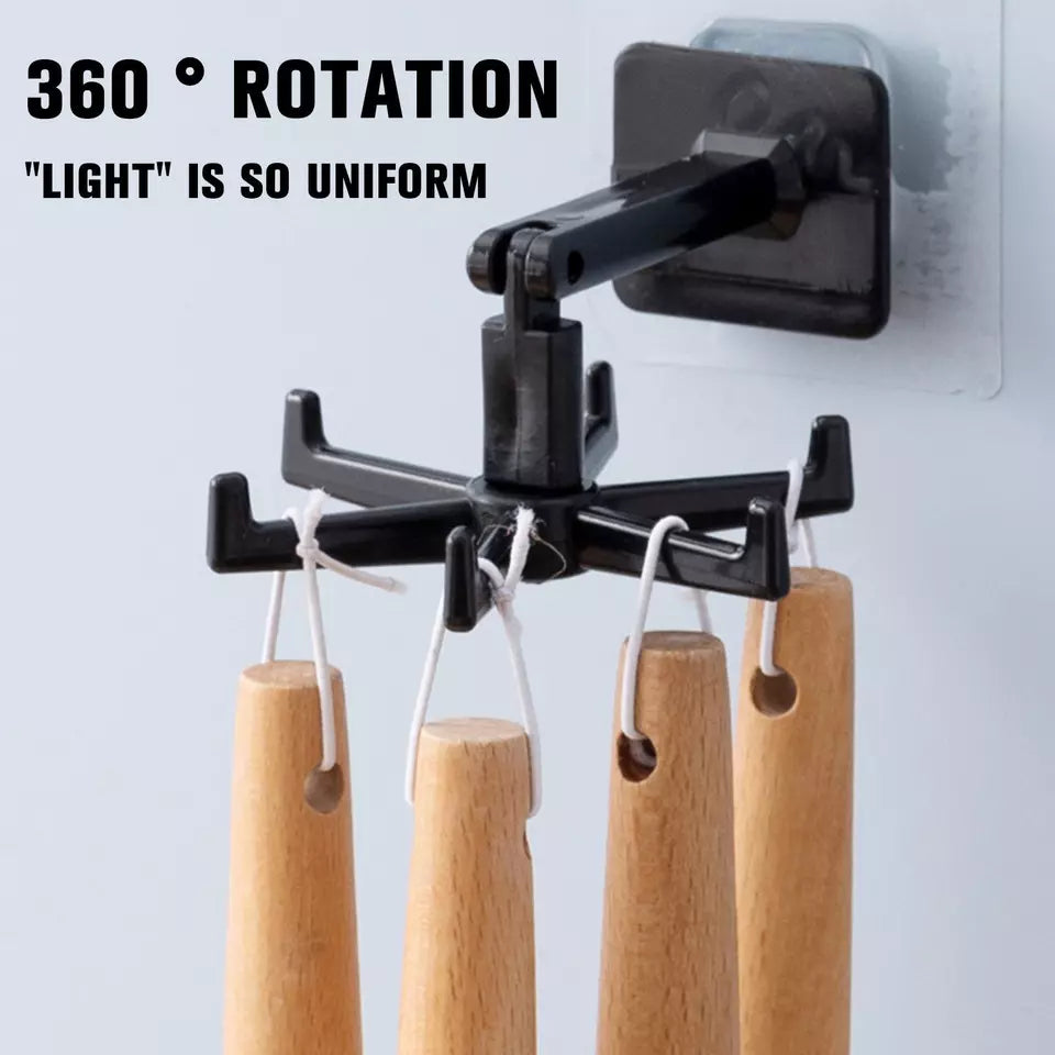 Multi-purpose Rotating 360 Degree Kitchen Holder For Wall