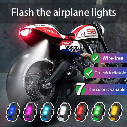 Multicolour Bike Sight Warning Lights