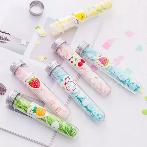 Flowered Shaped Disposable Mini Paper Soap Bottle