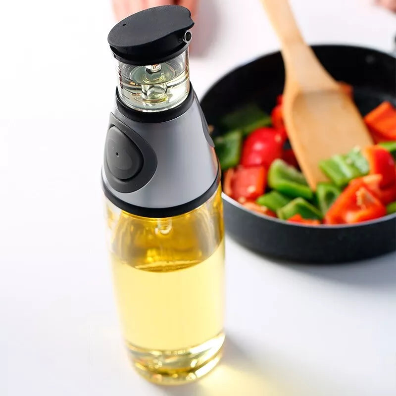 Manual Hand Press Oil and Vinegar Dispenser