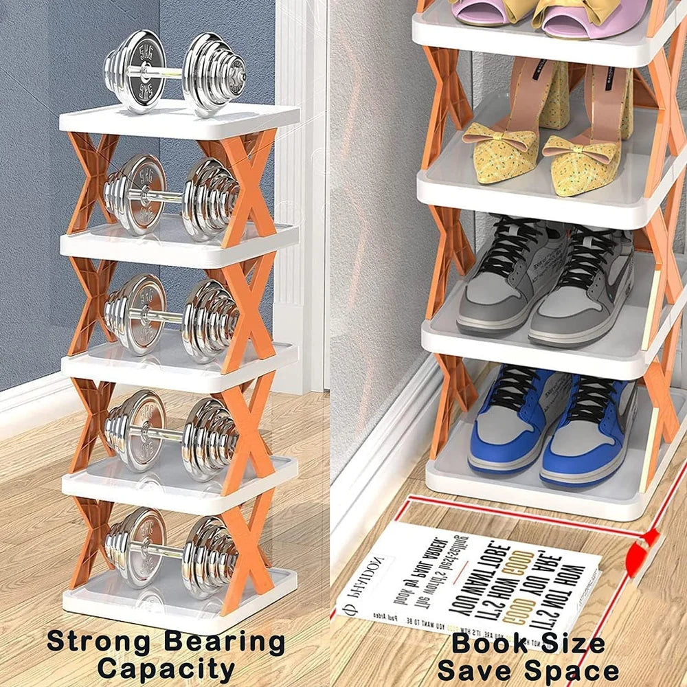 Stackable Space-Saving Shoe Rack Organizer