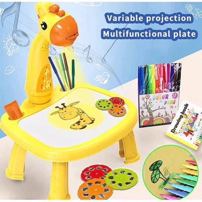 LED PROJECTOR PAINTING & DRAWING TABLE FOR KIDS