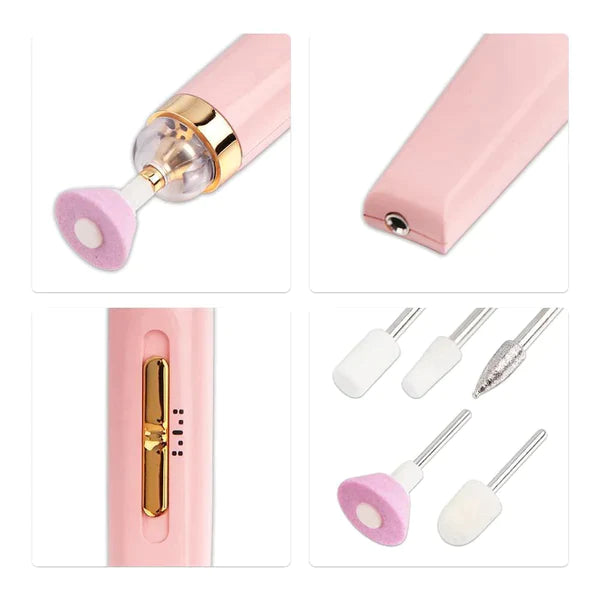 USB RECHARGEABLE NAIL PROFESSIONAL NAIL MANICURE PEDICURE KIT