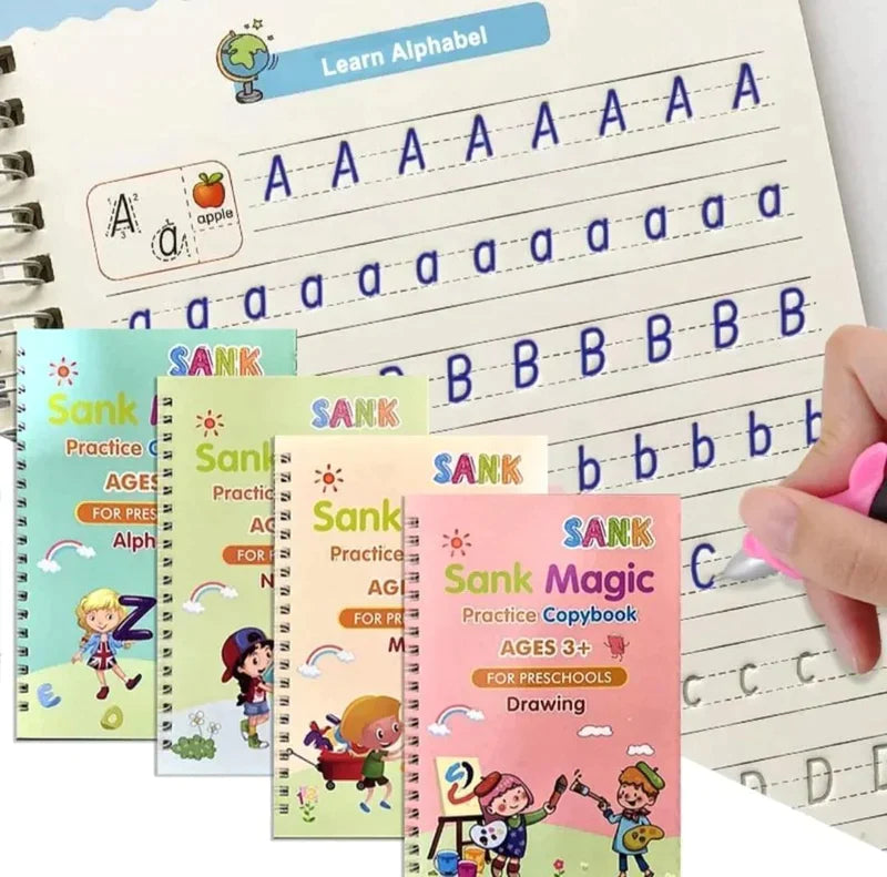 Sanj Magic Reusable Practice Copybook For Kids